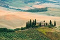 Tuscany landscape - belvedere Royalty Free Stock Photo