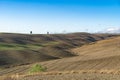 Tuscany landscape at gentle sunrise light. Italy, Europe Royalty Free Stock Photo