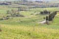 Tuscany landscape near Pienza village