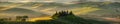Tuscany - Landscape panorama, hills and meadow, Toscana - Italy Royalty Free Stock Photo