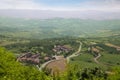 Tuscany Landscape. Radicofani, Italy Royalty Free Stock Photo