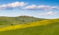 Tuscany landscape between Siena and Asciano, Crete Senesi, Italy Royalty Free Stock Photo