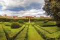 Tuscany region, San Quirico d`Orcia. Famous Italian garden of Horti Leonini