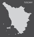 Tuscany region map