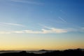 Morning on countryside, San Quirico dÃÂ´Orcia, Tuscany, Italy Royalty Free Stock Photo