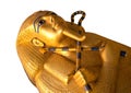 Tutankhamen`s Coffin in Egyptian Royalty Free Stock Photo