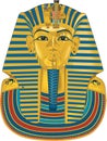 Tutankhamen Vector Illustration Royalty Free Stock Photo