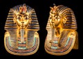 Tutankhamun`s golden burial mask Royalty Free Stock Photo