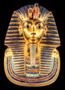 Tutankhamun`s golden burial mask Royalty Free Stock Photo