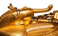 Tutankhamun`s golden sarcophagus