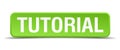 tutorial button Royalty Free Stock Photo