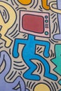 Tuttomondo (All World) is the last mural created by American artist Keith Haring in 1989 before his death