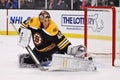 Tuukka Rask makes a save