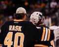 Tuukka Rask and Tim Thomas