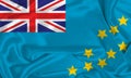 Silk Tuvalu Flag