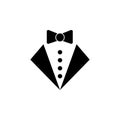 the tuxedo icon. Element of party and fun icon. Premium quality graphic design icon. Signs and symbols collection icon for website