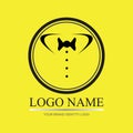 Tuxedo Logo template vector icon illustration design - Vector