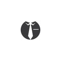 Tuxedo logo Royalty Free Stock Photo