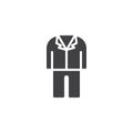 Tuxedo suit vector icon