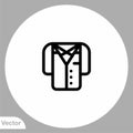 Tuxedo vector icon sign symbol Royalty Free Stock Photo