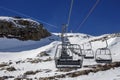 Tuxer Ferner Glacier in Austria, 2015 Royalty Free Stock Photo