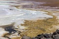 Tuyajto Lagoon in the Atacama Desert, Chile, South America Royalty Free Stock Photo