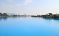 Tuyet Tinh Coc lake , Natural color Blue lake at Trai Son mountain, Hai phong, Vietnam Royalty Free Stock Photo