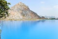 Tuyet Tinh Coc lake , Natural color Blue lake at Trai Son mountain, Hai phong, Vietnam