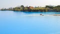 Tuyet Tinh Coc lake , Natural color Blue lake at Trai Son mountain, Hai phong, Vietnam Royalty Free Stock Photo