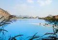 Tuyet Tinh Coc lake , Natural color Blue lake at Trai Son mountain, Hai phong, Vietnam Royalty Free Stock Photo