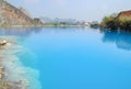 Tuyet Tinh Coc lake , Natural color Blue lake at Trai Son mountain, Haiphong, Vietnam