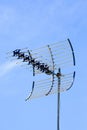 Tv aerial antena Royalty Free Stock Photo