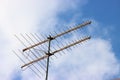 Tv aerial antena Royalty Free Stock Photo
