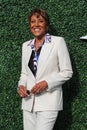 TV anchor Robin Roberts at the red carpet before 2019 US Open opening night ceremony at USTA National Tennis Center Royalty Free Stock Photo