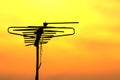 Tv antenna Royalty Free Stock Photo