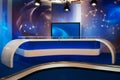 TV broadcast studio Royalty Free Stock Photo