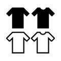 Tshirt icon set