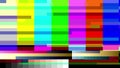 TV Color Bars With A Digital Malfunction