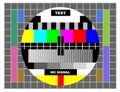 Tv color test pattern Royalty Free Stock Photo