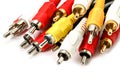 TV connectors Royalty Free Stock Photo