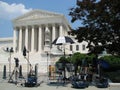 TV crew at Supreme Court, Washington D.C. Royalty Free Stock Photo