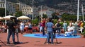 TV Filming of group performing at the opening of CR7 Hotel in Funchal.