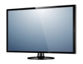 TV flat screen lcd, plasma realistic vector illustration Royalty Free Stock Photo