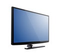 TV flat screen lcd, plasma realistic vector illustration Royalty Free Stock Photo