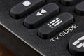 TV guide button Royalty Free Stock Photo