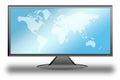 TV LCD flat screen (11) Royalty Free Stock Photo