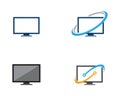 TV , LCD, LED, monitor icon vector illustration