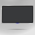 TV, modern blank screen lcd, led, on isolate background, stylish vector illustration EPS10