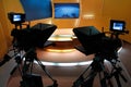 TV news studio