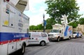 Tv news truck Royalty Free Stock Photo